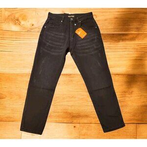 Youngla Perfect Jeans Men's Size 30x28 Black Wash #610 Lightweight Straight NWT